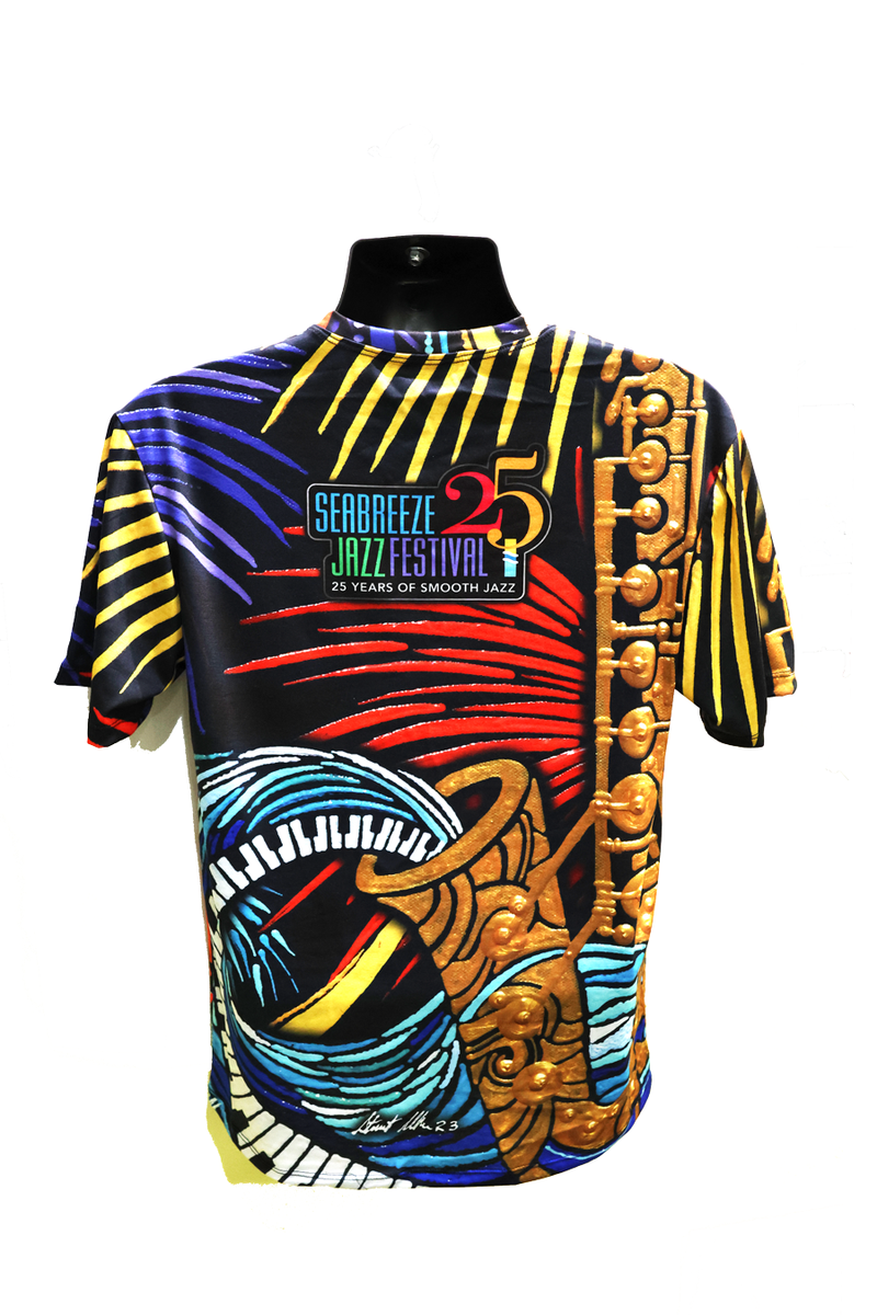 2024 MENS Fusion Tshirt Seabreeze Jazz Festival Official Merchandise