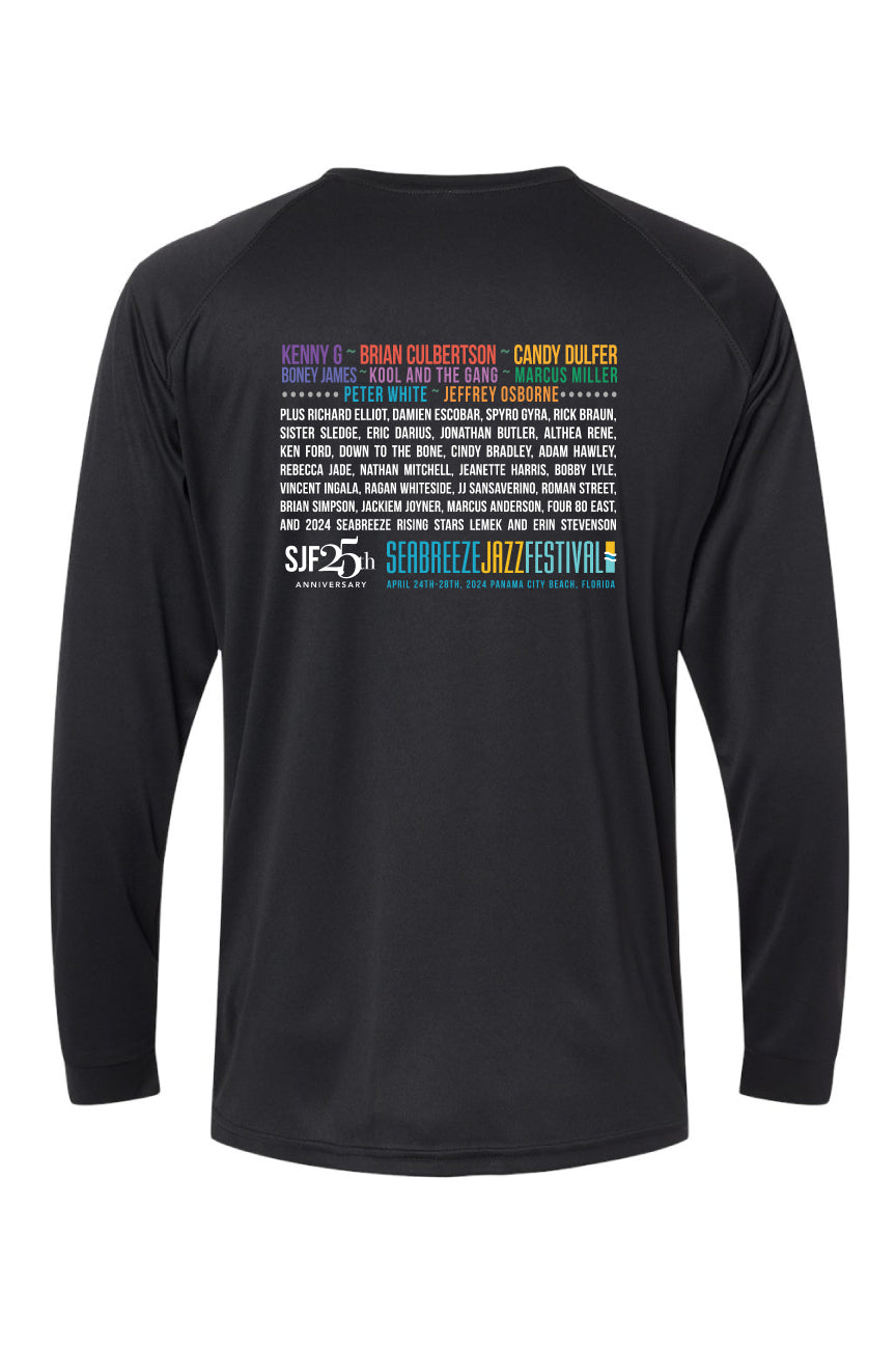 A. A. Spectrum Black Vanguard Long Sleeve T-shirt